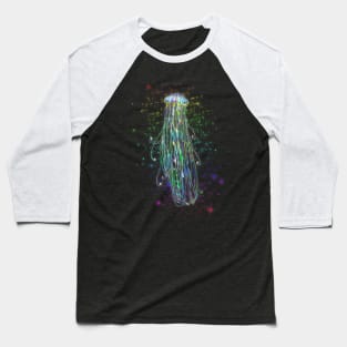 Rainbow Jellyfish Baseball T-Shirt